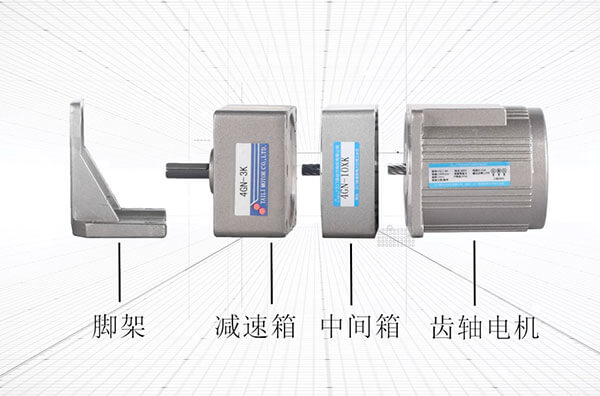 80 type Micro AC gear motor