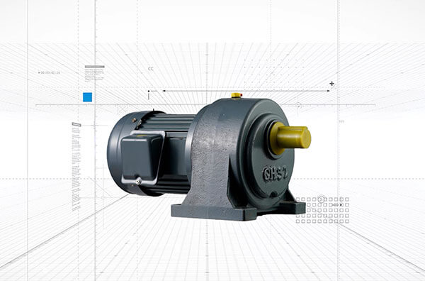 Small AC gear reduction motor